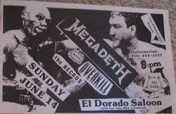 Megadeth / Overkill / The Necros on Jun 14, 1987 [748-small]