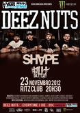 Deez Nuts / SHAPE / PxHxT on Nov 23, 2012 [012-small]