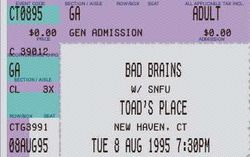 Bad Brains / SNFU on Aug 8, 1995 [579-small]