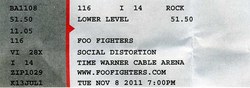 Foo Fighters / Social Distortion / The Joy Formidable on Nov 8, 2011 [602-small]