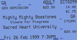 The Mighty Mighty Bosstones / Clowns For Progress on Feb 26, 1999 [624-small]