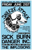 Sneeze Attack / Sick Burn / Danger Inc. / The Implosions on Jun 21, 2019 [712-small]