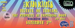 The Kujo Kings / Fistful of Trojans / The Prohets of Impending Doom on Jan 3, 2015 [800-small]