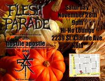 Flesh Parade / Hostile Apostle / 54R on Nov 28, 2009 [578-small]