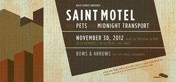 Saint Motel / Pets / Midnight Transport on Nov 30, 2012 [329-small]
