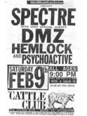 Spectre / DMZ / Hemlock / Psychoactive on Feb 9, 1992 [620-small]
