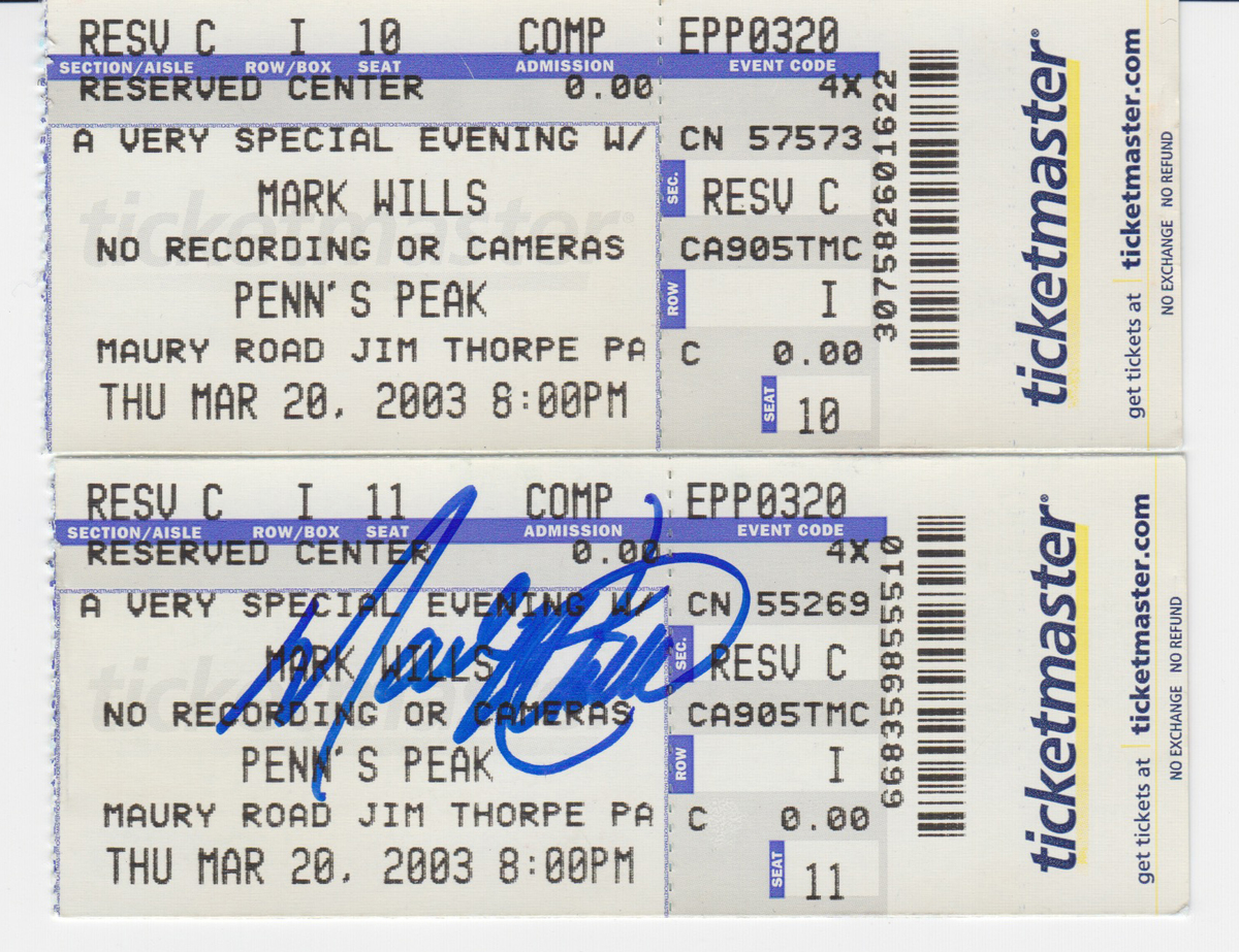 Concert History of Penn's Peak Jim Thorpe, Pennsylvania, United States