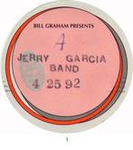 Jerry Garcia Band / The Affordables  on Apr 25, 1992 [453-small]