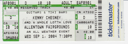 Kenny Chesney / Uncle Kracker on Sep 1, 2004 [456-small]