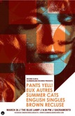 Pants Yell! / Eux Autres / Summer Cats / The English Singles / Brown Recluse on Mar 26, 2010 [540-small]