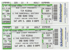 Tim McGraw & The Dancehall Doctors on Apr 5, 2003 [961-small]