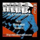 M.D.C. / Verbal Abuse / Round Eye / Clusterfux on Jul 26, 2019 [874-small]