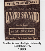 Lynyrd Skynyrd / Brother Cane on Oct 14, 1993 [262-small]