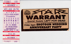 Warrant / Left For Dead on Aug 24, 1994 [265-small]