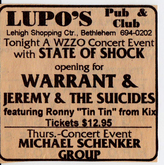 Warrant / Jeremy & The Suicides on Sep 15, 1995 [266-small]
