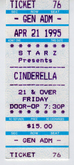Cinderella on Apr 21, 1995 [275-small]