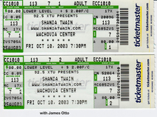 Shania Twain / James Otto on Oct 10, 2003 [687-small]
