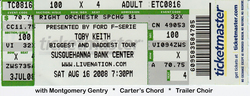Toby Keith / Montgomery Gentry / Carter's Chord / Trailer Choir on Aug 16, 2008 [166-small]