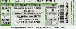 Toby Keith / Montgomery Gentry / Mica Roberts / Trailer Choir / Carter's Chord on Aug 16, 2008 [166-small]