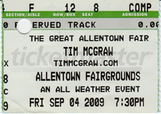 Tim McGraw on Sep 4, 2009 [181-small]