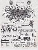 Paralysis / Apostasy / Stressball / Mule Skinner on Sep 19, 1992 [824-small]