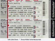 Kenny Chesney / Tim McGraw / Jake Owen / Grace Potter & the Nocturnals on Jun 16, 2012 [408-small]