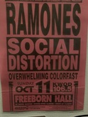 Pegboy / Ramones / Social Distortion / Overwhelming Colorfast on Oct 11, 1992 [854-small]