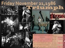 Triumph / Saxon on Nov 21, 1986 [909-small]