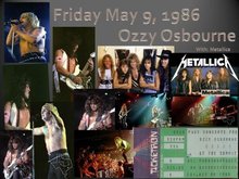 Ozzy Osbourne / Metallica on May 9, 1986 [911-small]