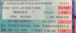 Iron Maiden / Frehley's Comet on Jul 31, 1988 [128-small]