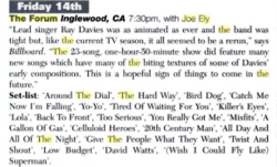 The Kinks / Joe Ely on Aug 14, 1981 [190-small]