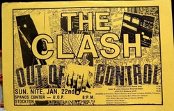 The Clash / Out of Control on Jan 22, 1984 [399-small]