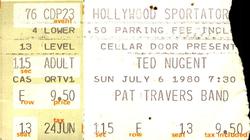 Ted Nugent / Pat Travers Band / Scorpions on Jul 6, 1980 [488-small]