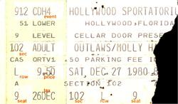 The Outlaws / Molly Hatchet / Johnny Van Zant on Dec 27, 1980 [501-small]