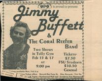 Jimmy Buffet & The Coral Reefer Band on Feb 17, 1981 [706-small]
