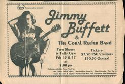 Jimmy Buffet & The Coral Reefer Band on Feb 17, 1981 [709-small]