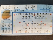 George Thorogood and The Destroyers on Nov 15, 1991 [859-small]