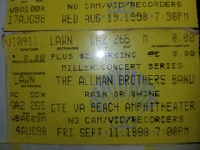 The Allman Brothers Band on Sep 11, 1998 [911-small]