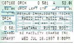 Santana / Rusted Root on Jul 16, 1997 [158-small]