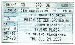 Brian Setzer Orchestra on Jul 24, 1997 [159-small]