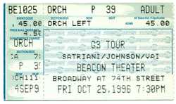 Eric Johnson / Joe Satriani / Steve Vai on Oct 25, 1996 [170-small]