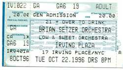 The Brian Setzer Orchestra on Oct 22, 1996 [171-small]