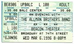 The Allman Brothers Band on Mar 6, 1996 [176-small]