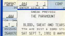 Blood Sweat & Tears on Sep 7, 1991 [203-small]