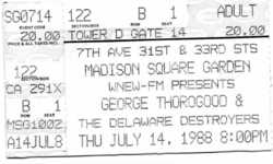 George Thorogood and The  Delaware Destroyers on Jul 14, 1988 [251-small]