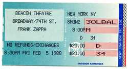 Frank Zappa on Feb 5, 1988 [257-small]