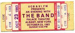 The Band on Oct 23, 1983 [286-small]