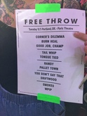 Free Throw's setlist, Free Throw / Chris Farren / Youth Fountain / Macseal on Sep 3, 2019 [267-small]