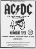 AC/DC  / Midnight Flyer on Feb 23, 1982 [327-small]