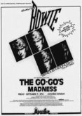 David Bowie  / The Go Go's / Madness on Sep 9, 1983 [519-small]